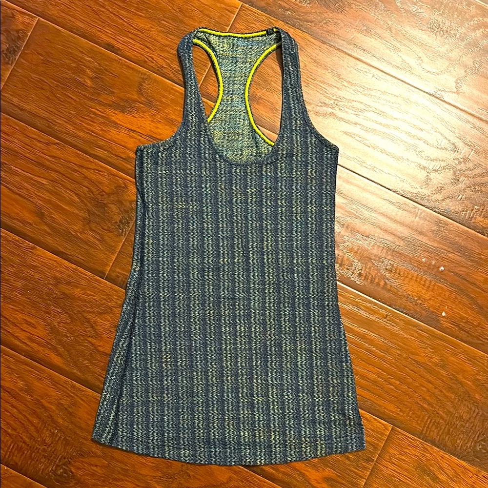 Lululemon Blue Racerback Women's Workout Tank